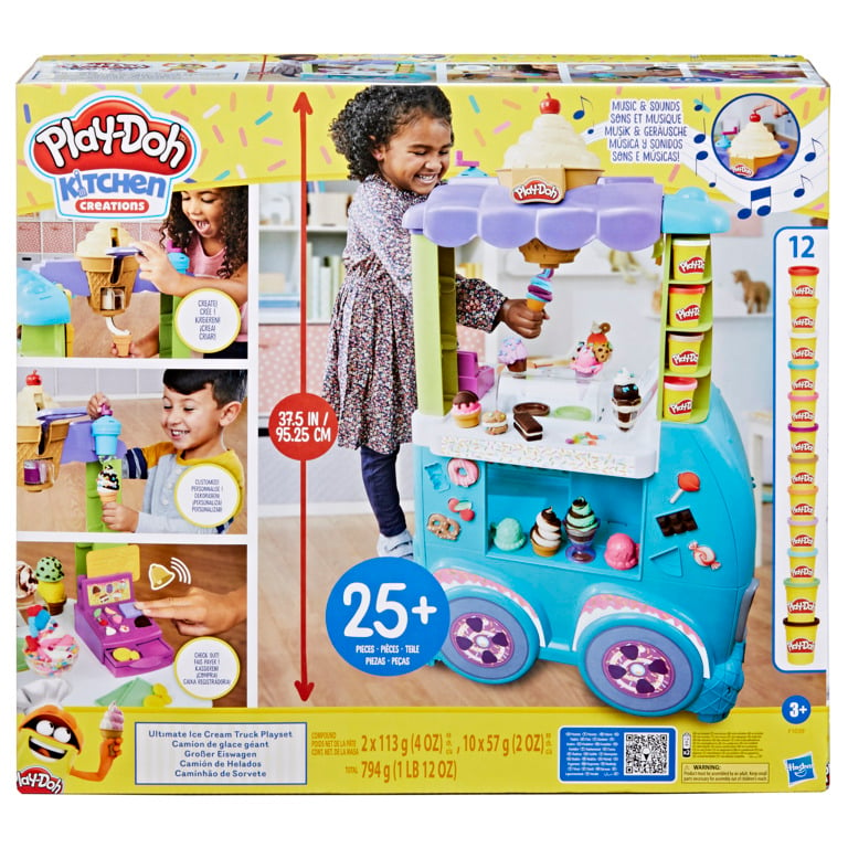 Игровой набор для лепки Hasbro Play-Doh Фургон с мороженым (F1039) - фото 1