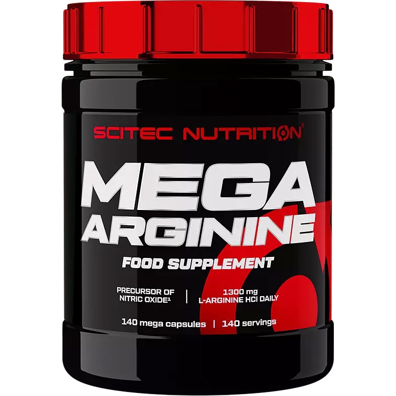 Предтреник Scitec Nutrition Mega Arginine 140 капсул - фото 1