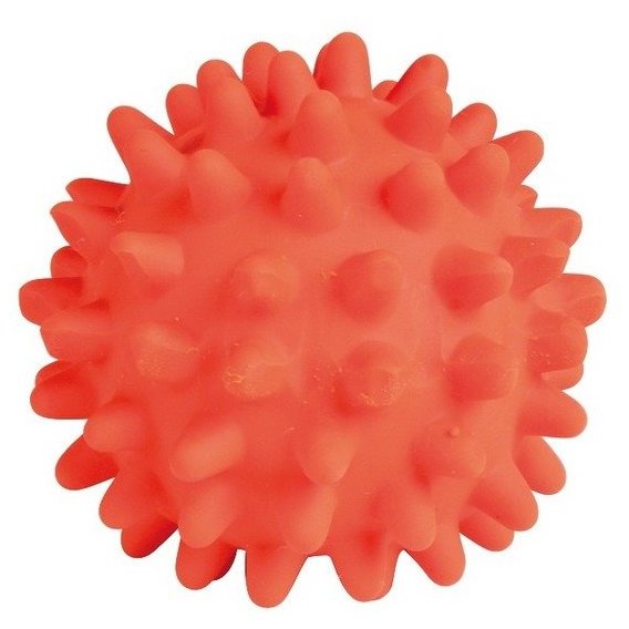 Игрушка для собак Trixie Мяч игольчатый с пищалкой, d 6 см, в ассортименте (35431) - фото 3
