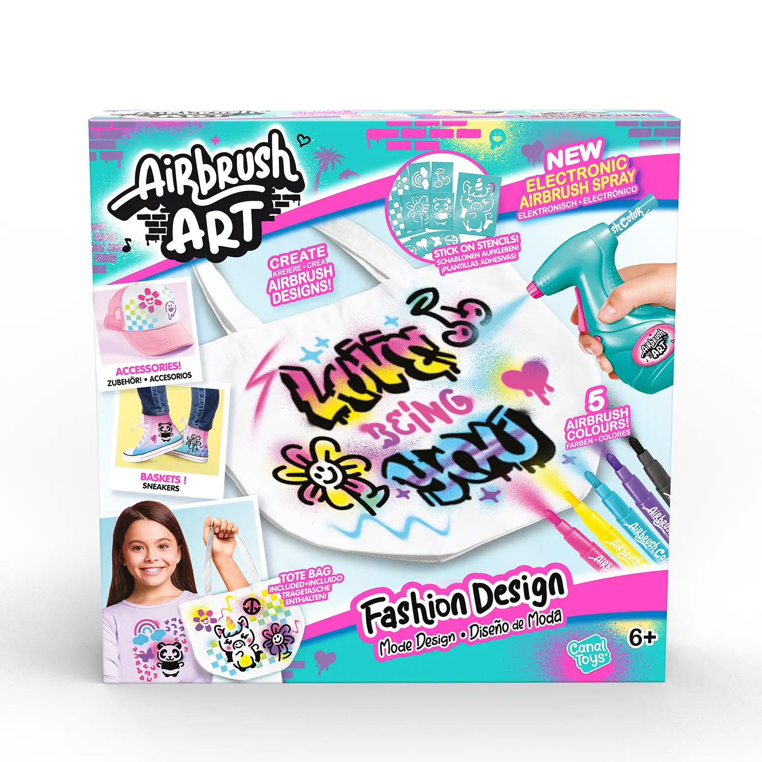 Набор для творчества Canal Toys DIY Airbrush Art Дизайнер (AIR016) - фото 8