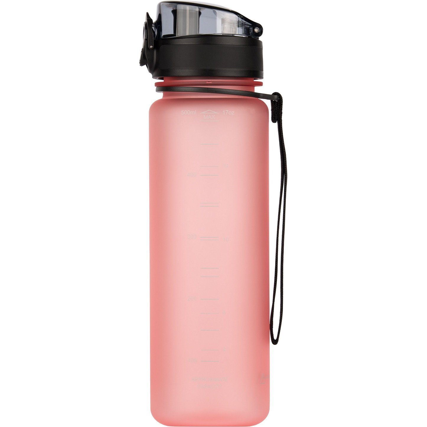 Пляшка для води UZspace Colorful Frosted, 500 мл, коралово-рожевий (3026) - фото 2