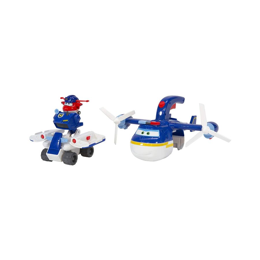 Ігровий набір Super Wings Supercharge 2-in-1 Police Patroller 2в1 Поліцейський транспорт (EU740834) - фото 6