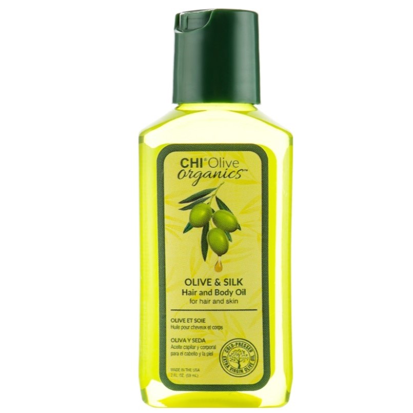 Шелковое масло для волос и тела CHI Olive Organics Olive&Silk Hair and Body Oil, 15 мл - фото 1