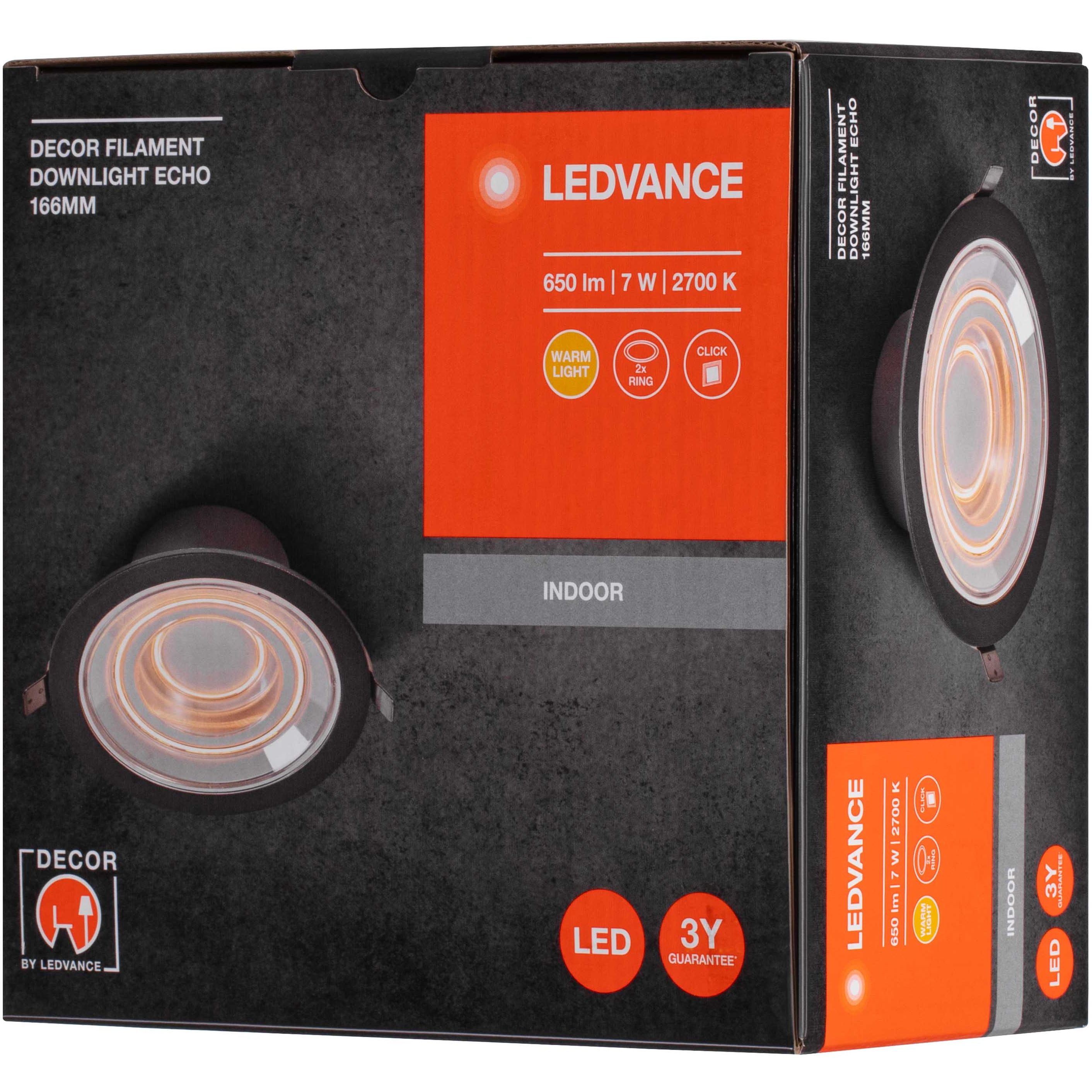 Светильник Downlight Ledvance Decor Filament Echo 7 Вт (4058075833951) - фото 9