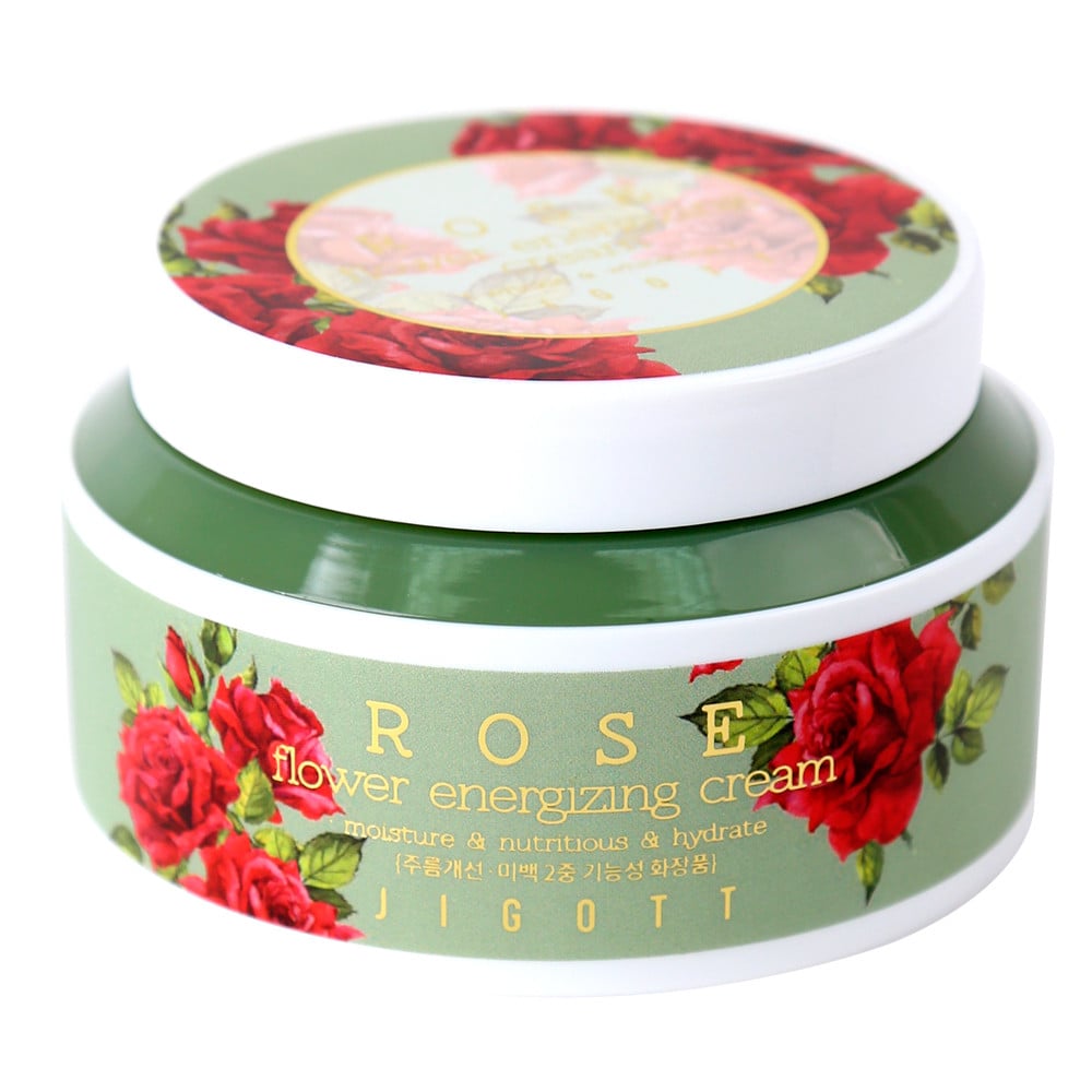 Крем для обличчя Jigott Rose Flower Energizing Cream Троянда, 100 мл - фото 1