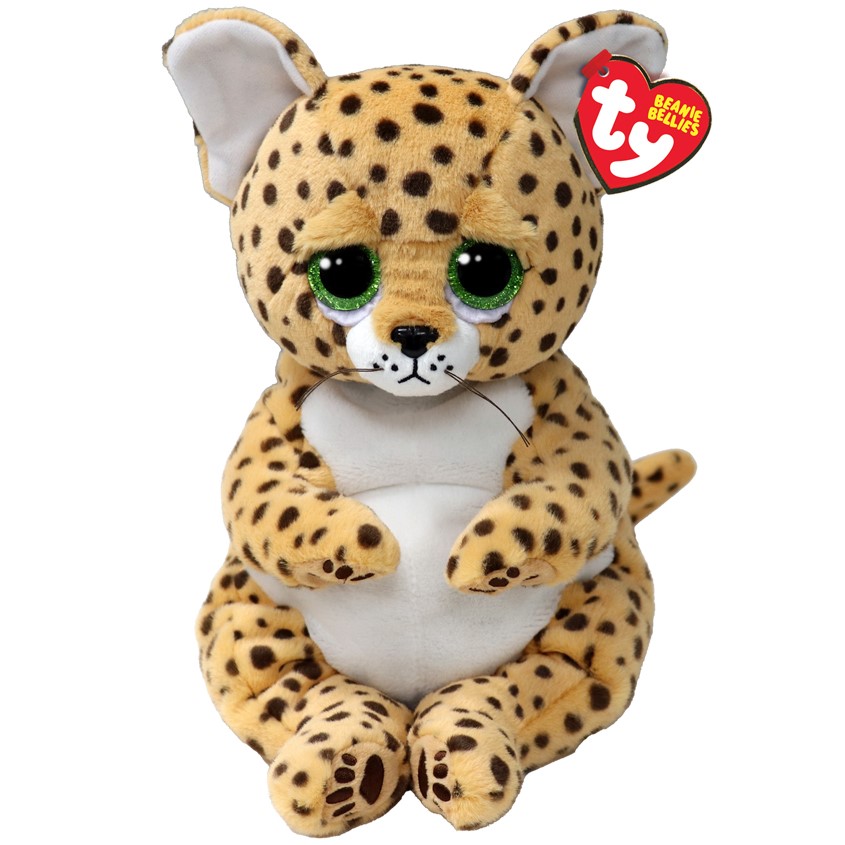М'яка іграшка TY Beanie Bellies Леопард Lloyd 25 см (43201) - фото 1