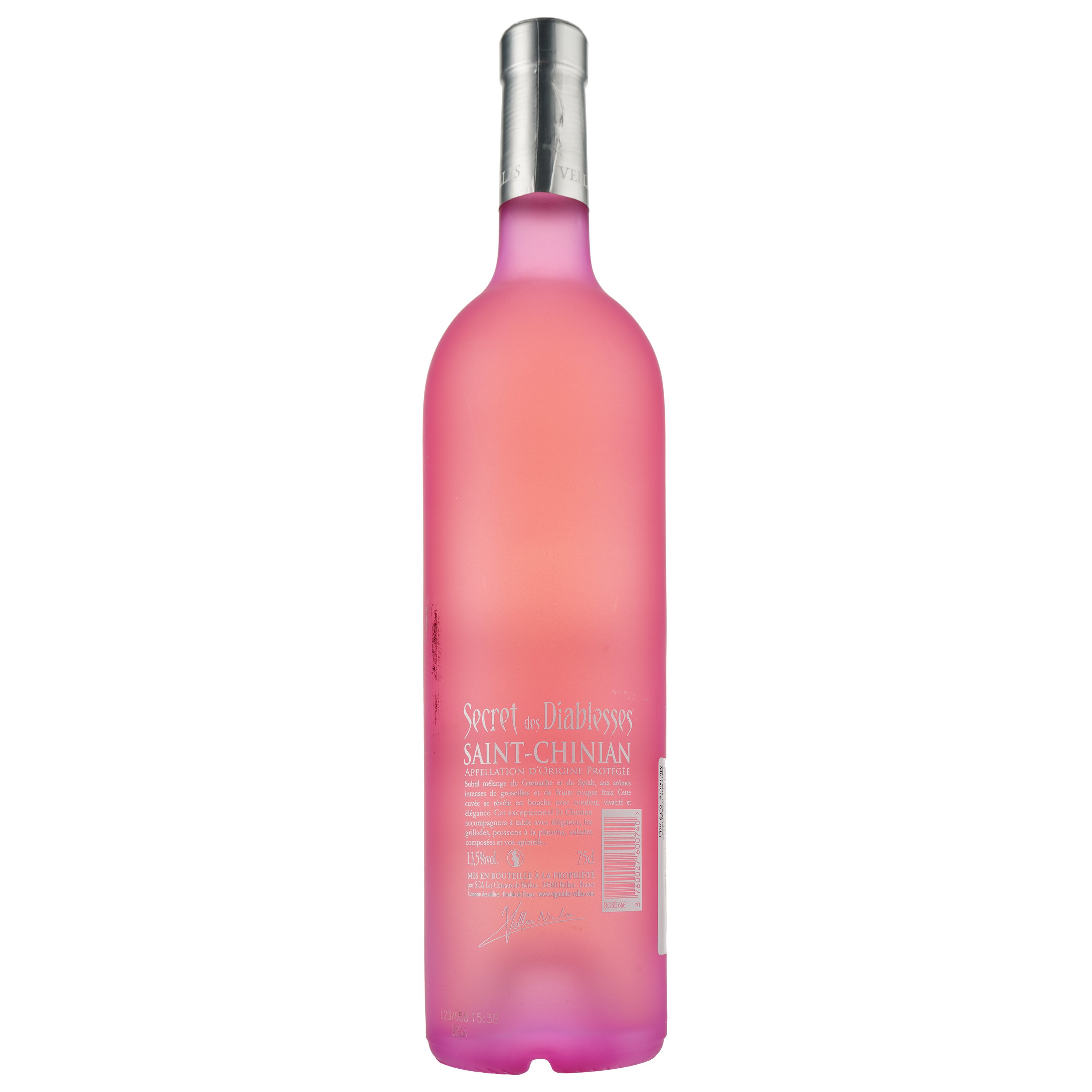 Вино Secret Des Diablesses Rose AOP Saint Chinian, розовое, сухое, 0.75 л - фото 2