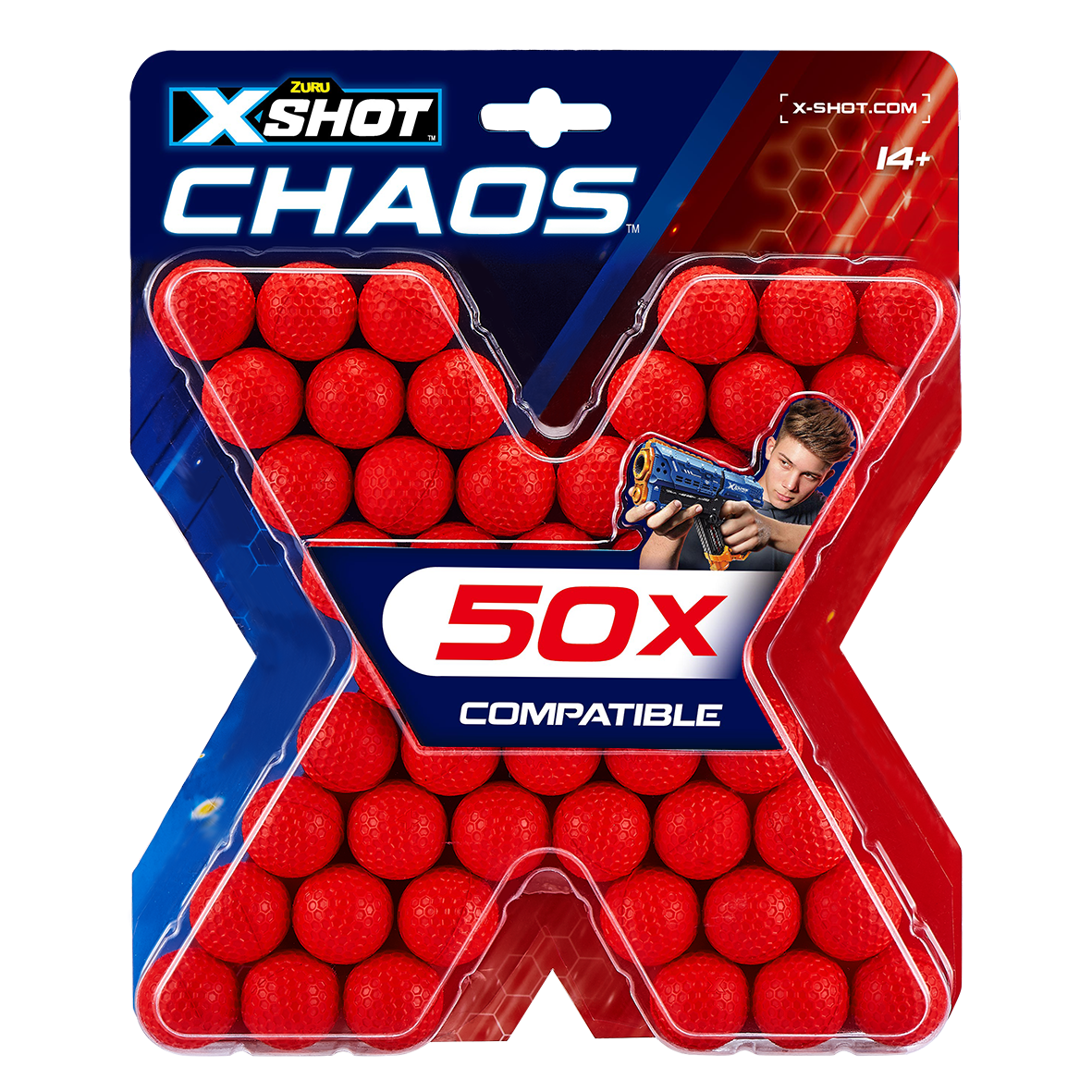 Набор шариков Zuru X-Shot Chaos, 50 шт. (36327Z) - фото 1