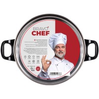 Каструля Bravo Chef з кришкою та бакелітовими ручками 16 см 1.1 л (BC-2002-16) - фото 6