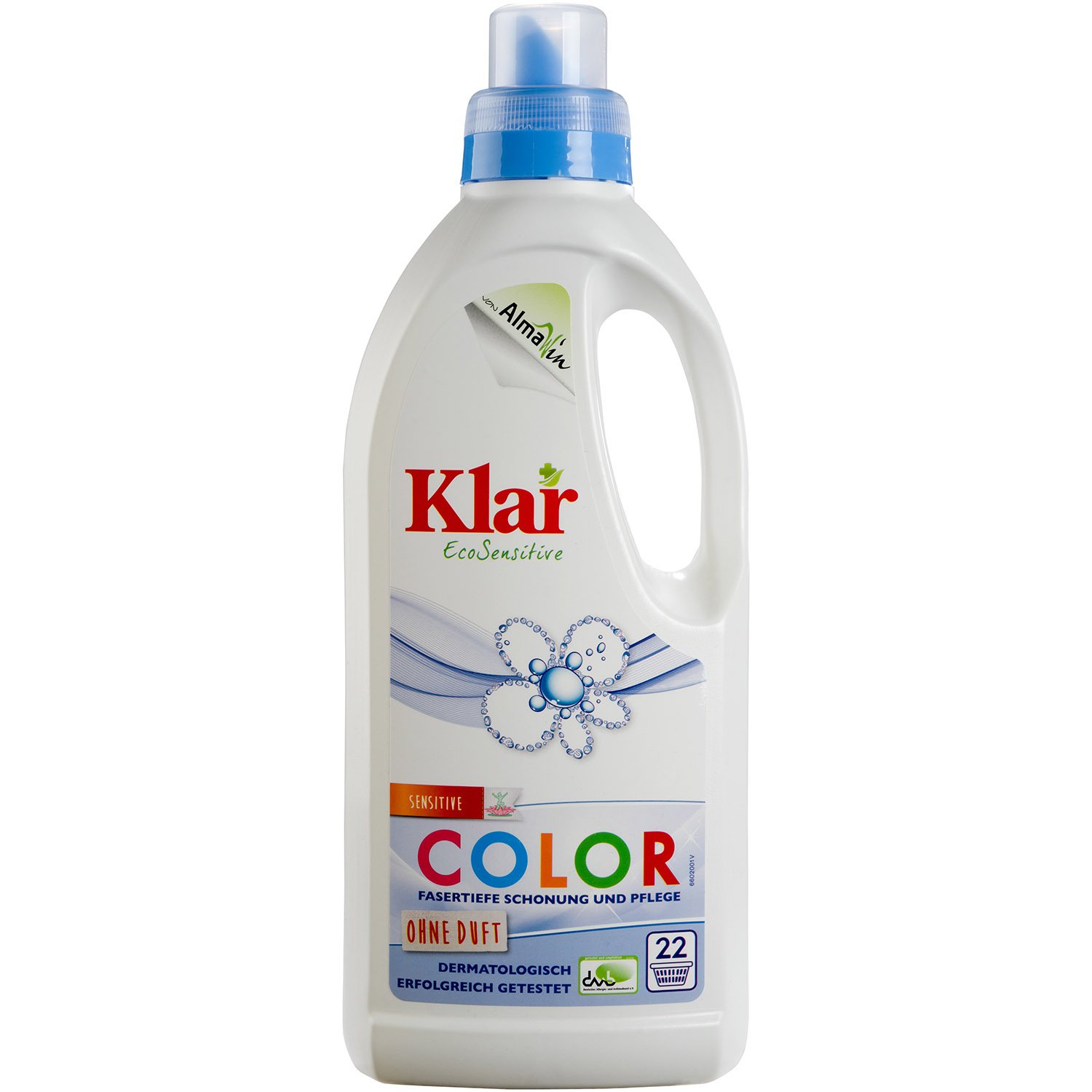Рідкий засіб Klar EcoSensitive Color для прання кольорових тканин, 750 мл - фото 1