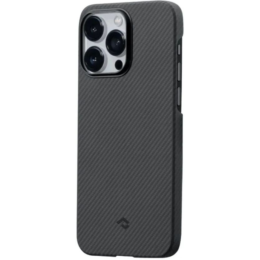 Чохол-накладка Pitaka MagEZ Case 3 Twill 600D Black/Grey для iPhone 14 Pro - фото 2