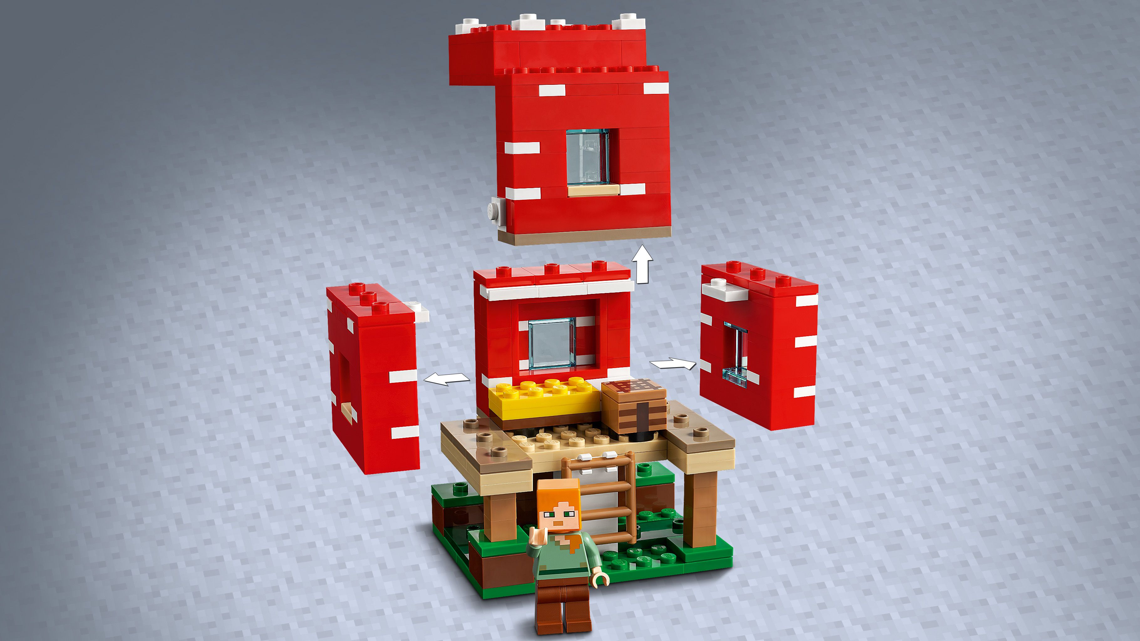 Конструктор LEGO Minecraft Грибний будинок, 272 деталей (21179) - фото 8