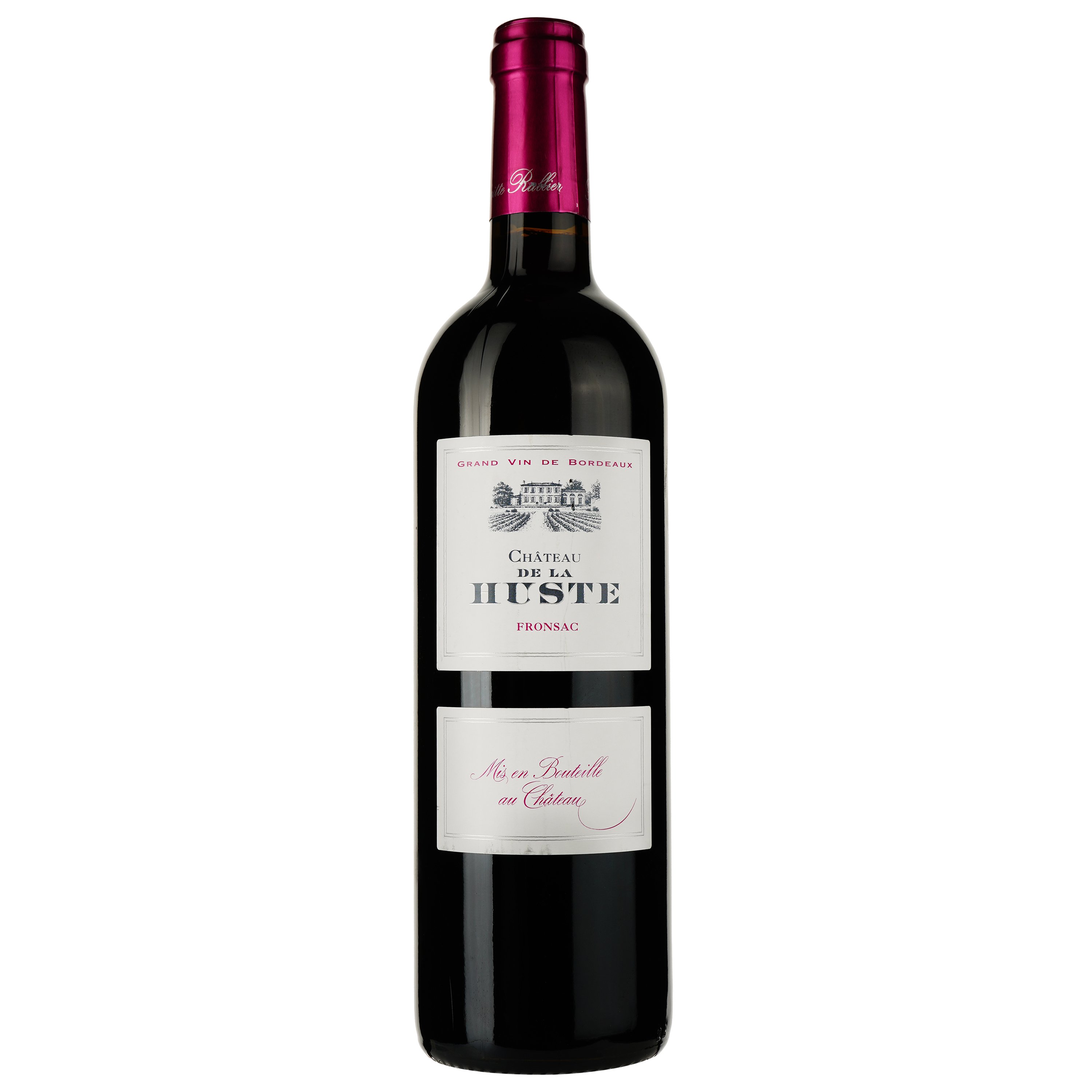 Вино Chateau De La Huste 2020, червоне, сухе, 0.75 л - фото 1