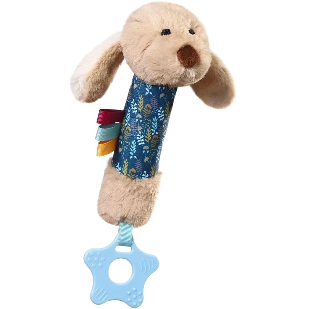 Детская игрушка BabyOno Щенок Вилли с пищалкой 6.5х25 см (2179421573) - фото 1