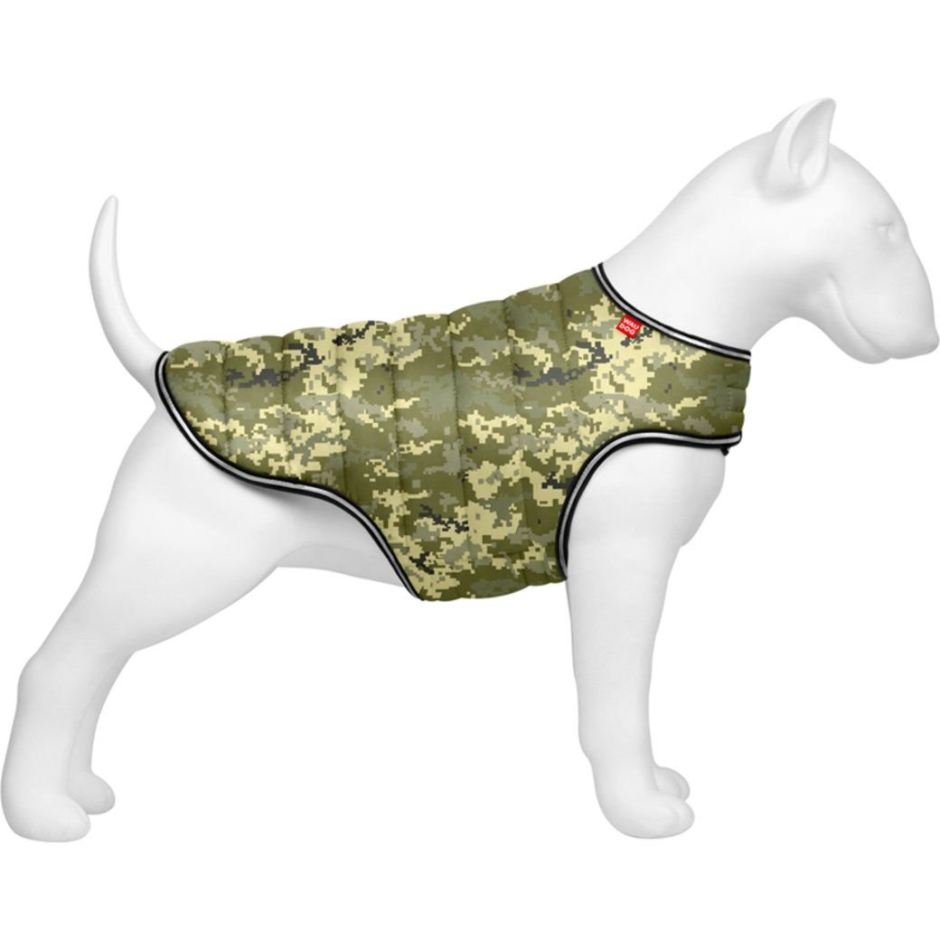 Куртка-накидка для собак Waudog Clothes, Мілітарі, XS - фото 1