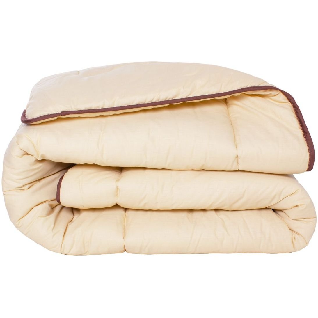 Одеяло шерстяное MirSon Carmela №0335, зимнее, 200x220 см, бежевое - фото 1