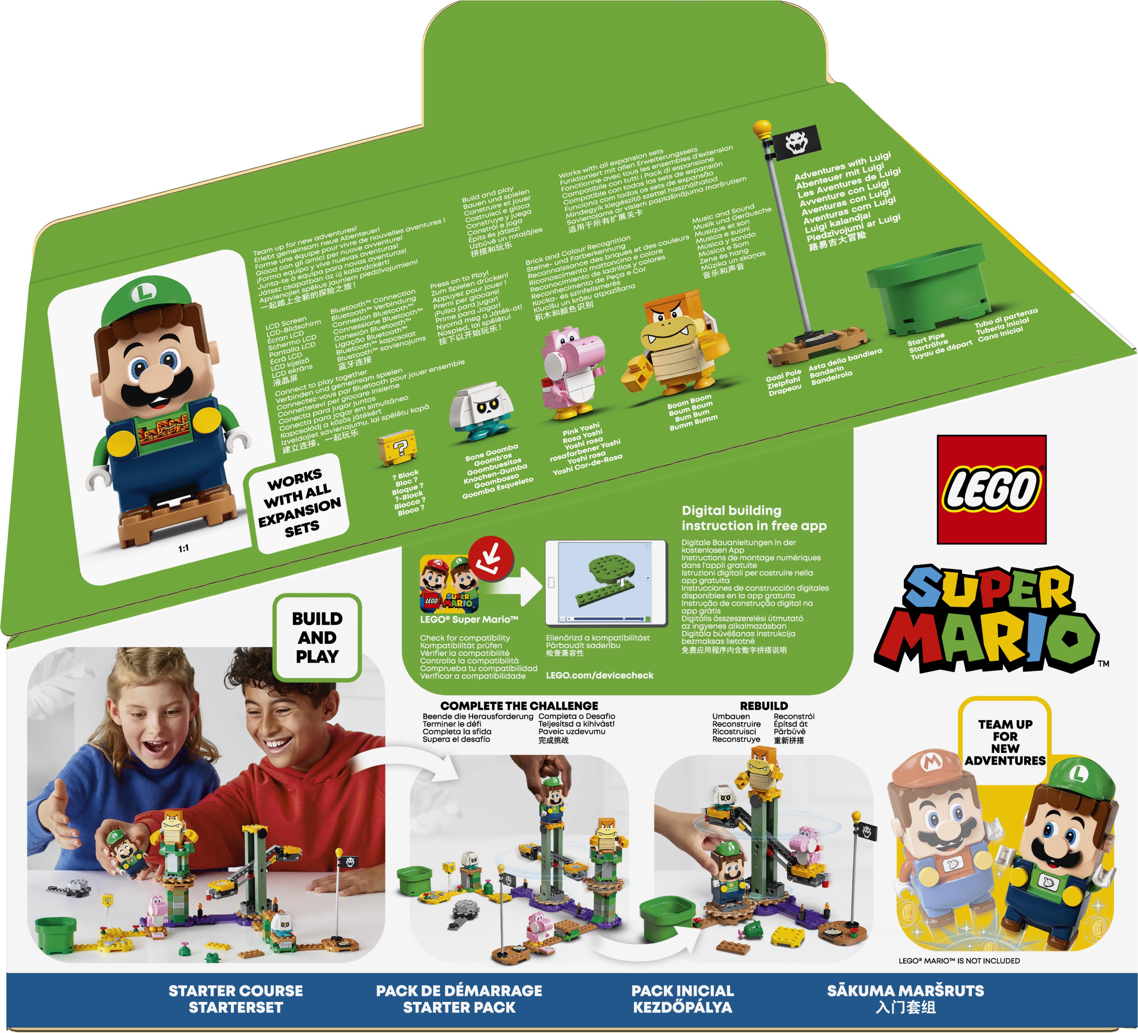 Конструктор LEGO Super Mario Пригоди разом з Луїджі - стартовий набір, 280 деталей (71387) - фото 6