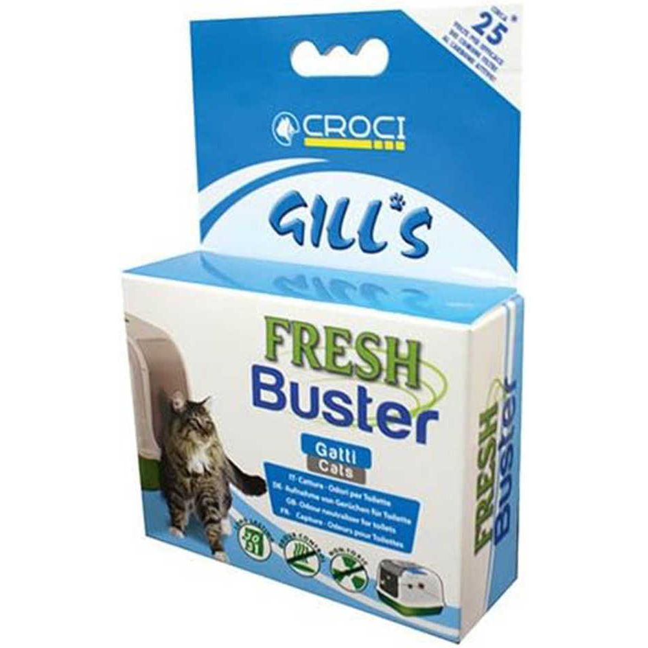 Поглотитель запахов для закрытых кошачьих туалетов Croci Gill&#39;s Fresh Buster Toilet Odour Capture - фото 1