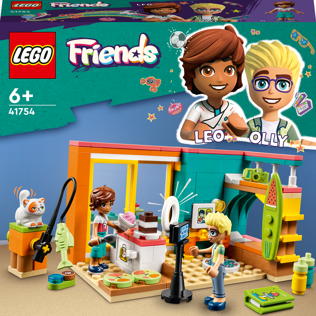 Конструктор LEGO Friends Комната Лео, 203 детали (41754) - фото 1