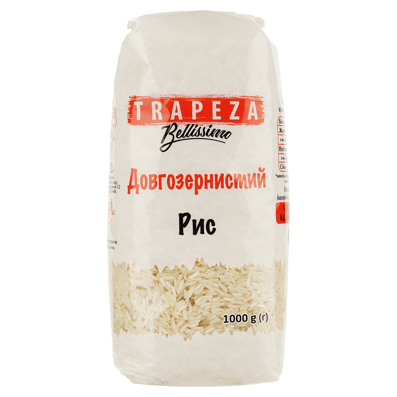 Рис Trapeza длиннозернистый, 1 кг (868356) - фото 1