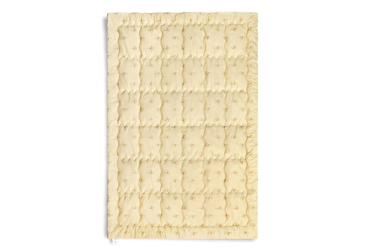 Одеяло шерстяное MirSon Gold Camel Hand Made №174, демисезонное, 140x205 см, кремовое - фото 2