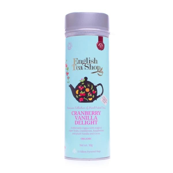 Суміш органічна English Tea Shop журавлина-ваніль, 15 шт (780477) - фото 1