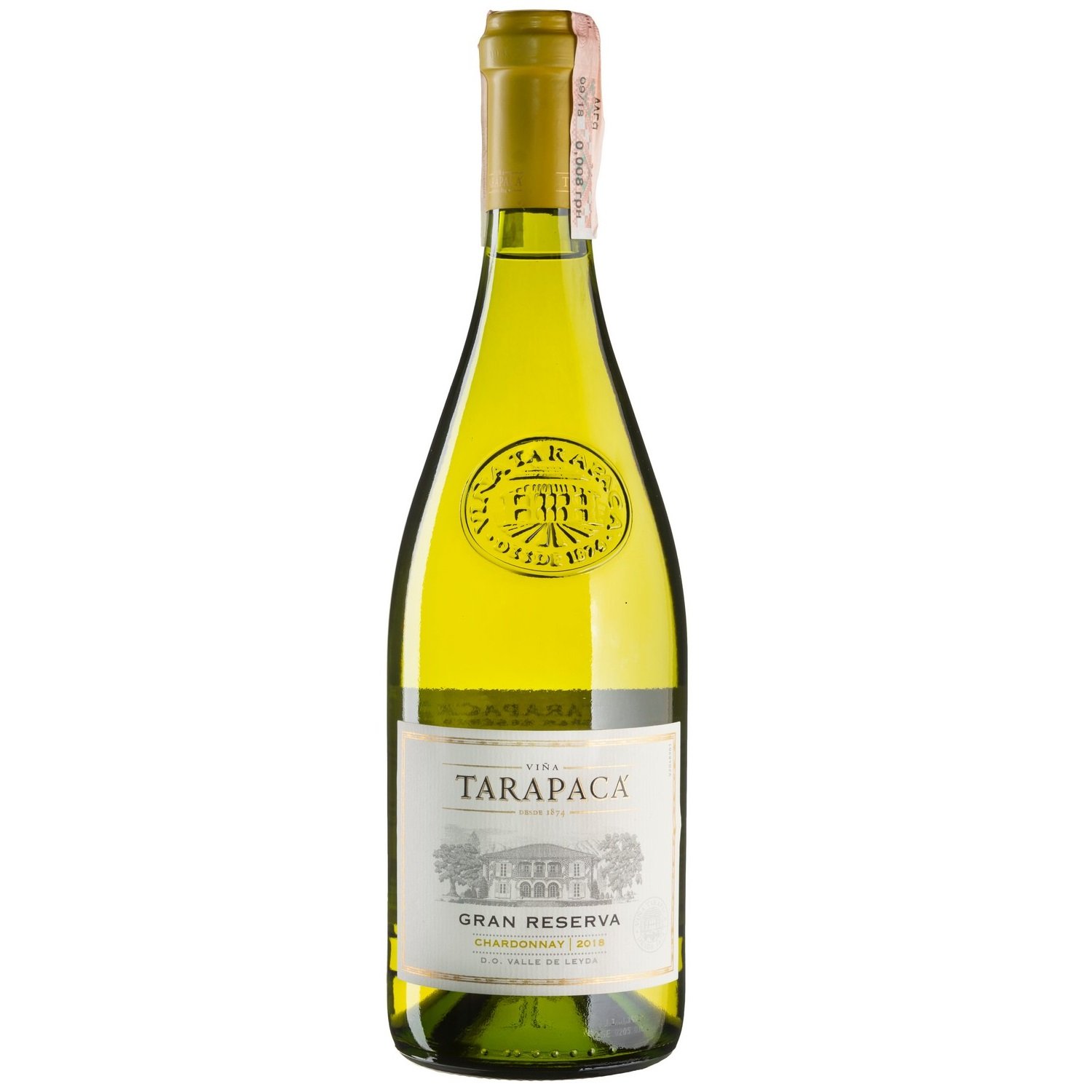 Вино Tarapaca Chardonnay Gran Reserva, біле, сухе, 13,5%, 0,75 л (30011) - фото 1
