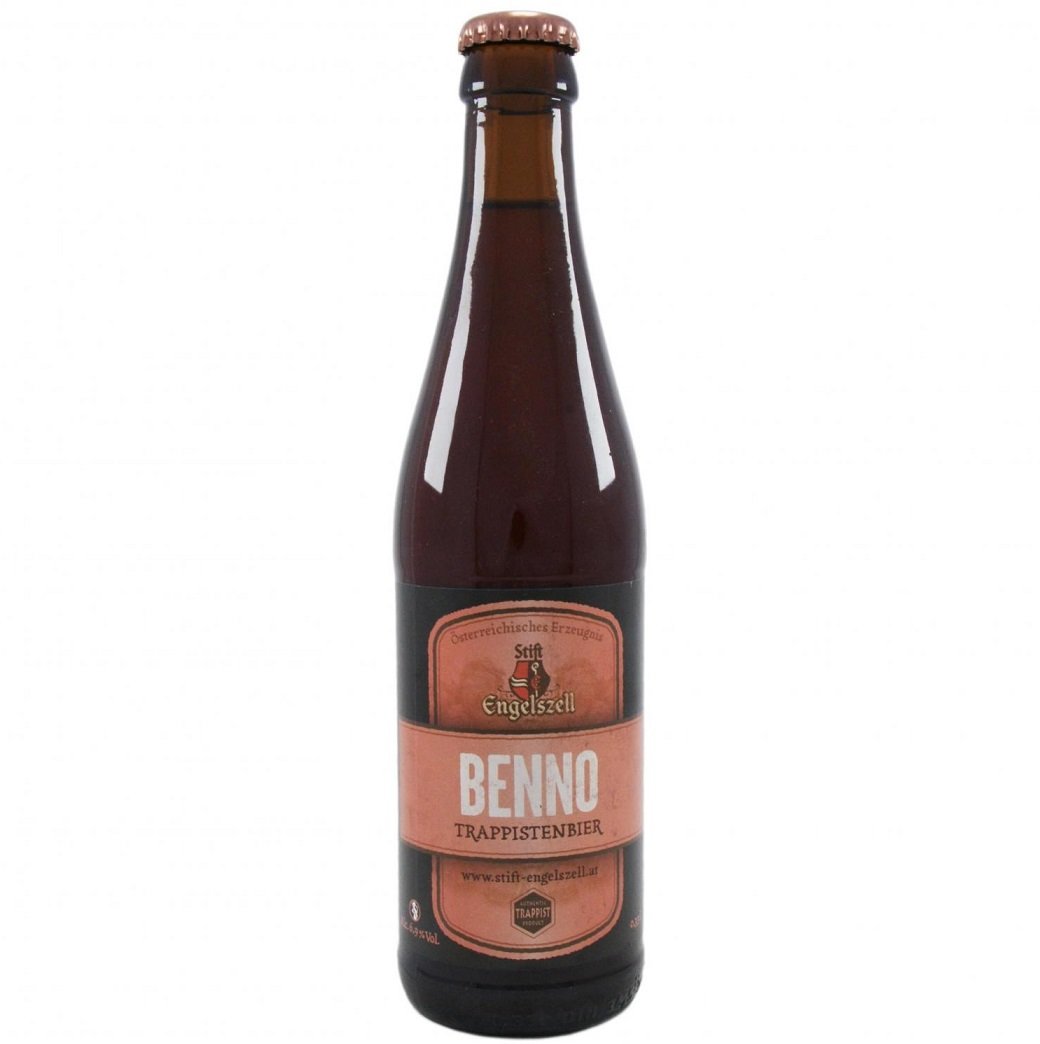 Пиво Stift Engelszell BennoTrappist полутемное нефильтрованное, 6,9%, 0,33 л (583587) - фото 1