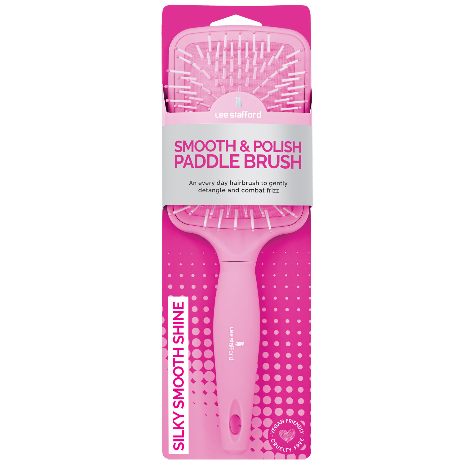 Масажна щітка для волосся Lee Stafford Smooth And Polish Paddle Brush - фото 2