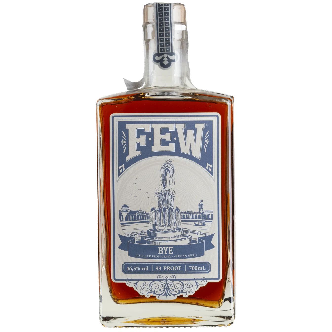 Виски FEW Rye American Whiskey 46,5% 0.7 л - фото 1
