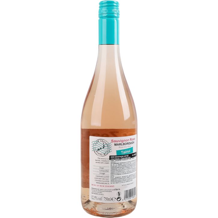 Вино Tainui Sauvignon Rose Marlborough рожеве сухе 0.75 л - фото 3