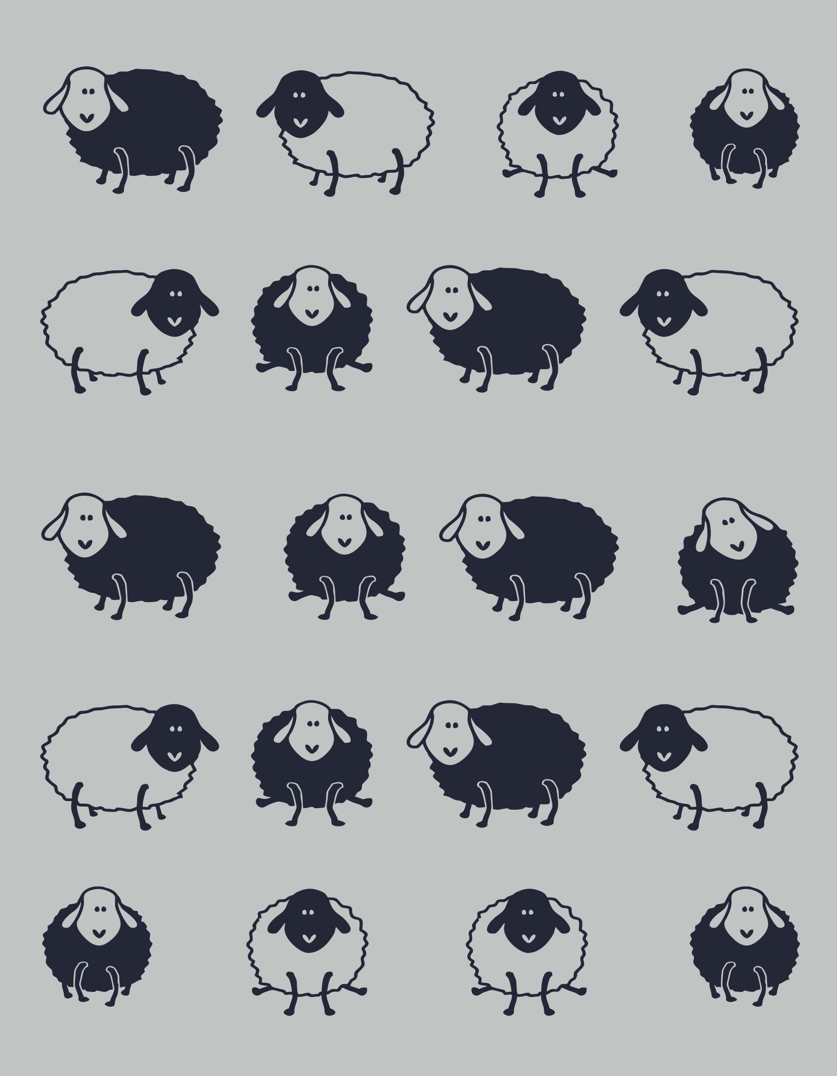 Плед LightHouse Happy Sheep 200 х140 см, синий (2200000550309) - фото 3