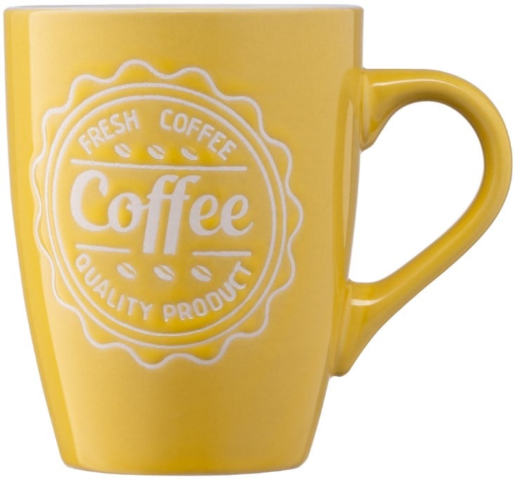 Чашка Ardesto Coffee, 330 мл, желтый (AR3469Y) - фото 2