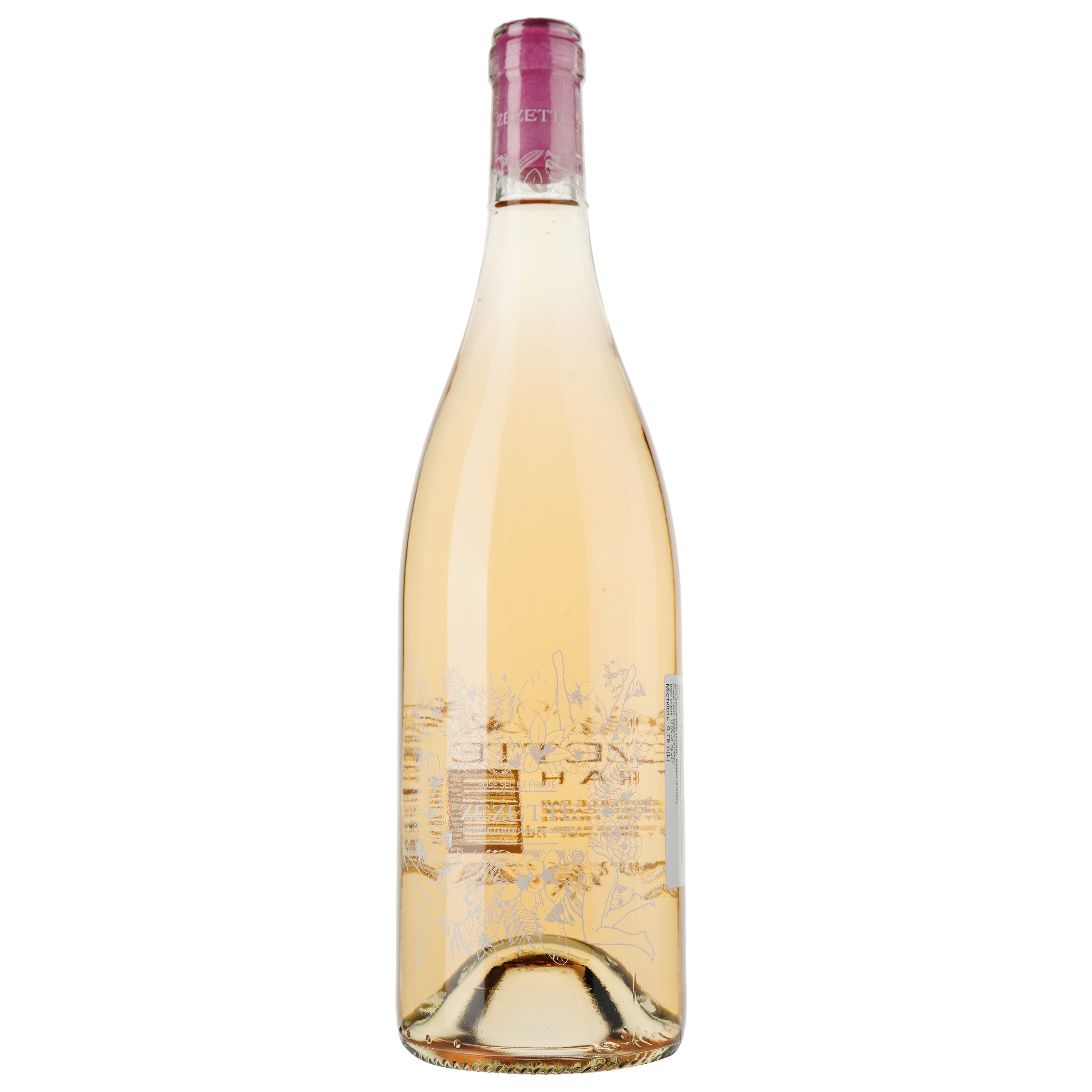 Вино Zezette Syrah Vin de France, рожеве, сухе, 0,75 л - фото 1