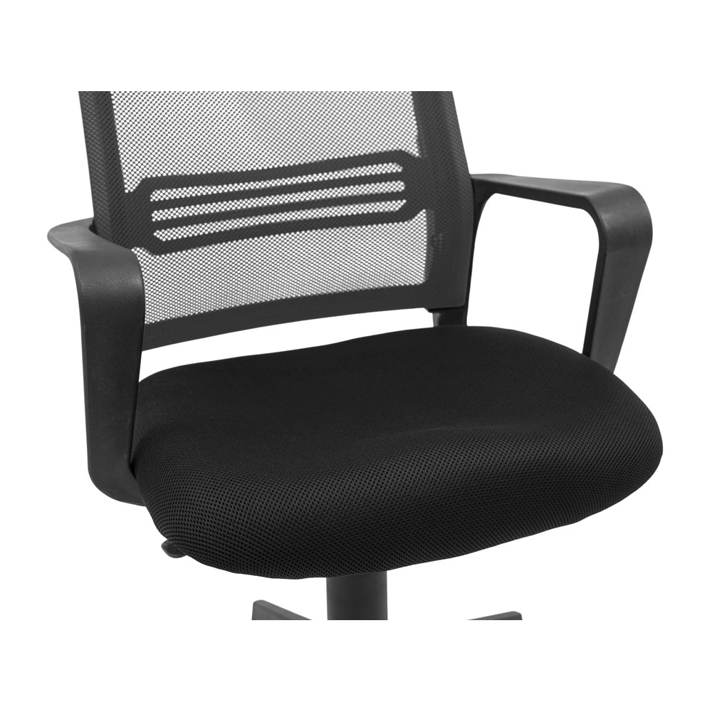 Кресло компьютерное Richman Джина Пластик Пиастра сетка черный + серый (RCM-1033) - фото 4