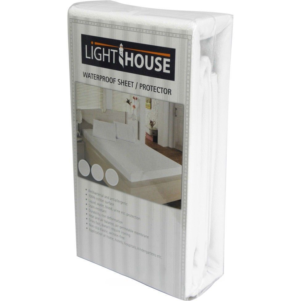 Наматрасник LightHouse Jersey Водонепроницаемый 200х180 см белый (48841) - фото 4