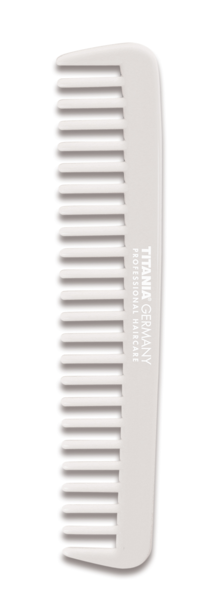 Гребешок для густых волос Titania, 18,5 см, белый (1814-6 бел) - фото 1