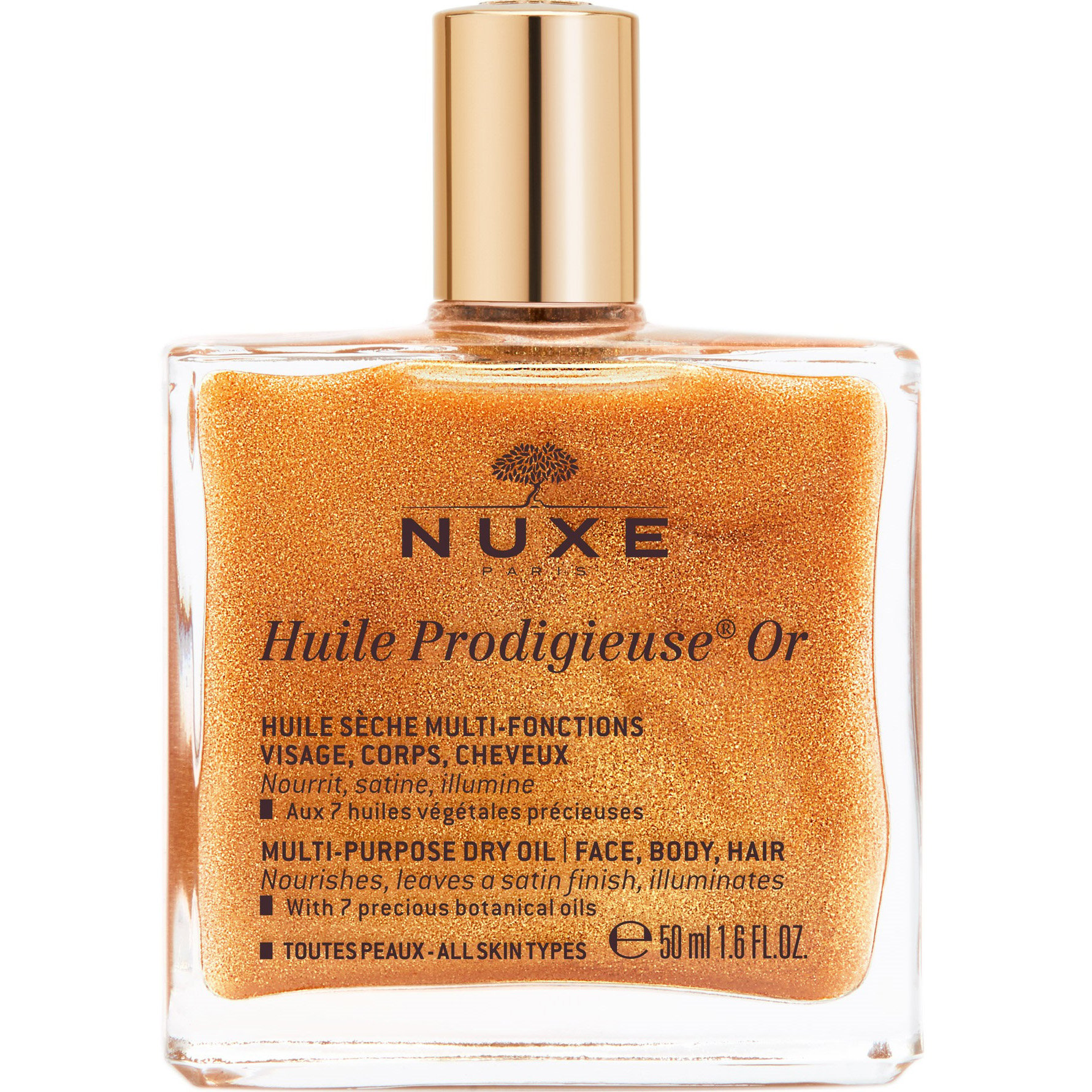 Сухое золотое масло для лица, волос и тела Nuxe Prodigieux 50 мл (ЕХ02696) - фото 1