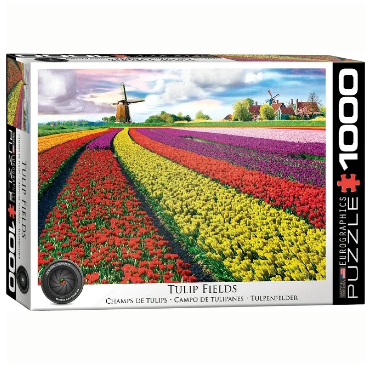 Пазл Eurographics Поле тюльпанов в Нидерландах, 1000 элементов (6000-5326) - фото 1