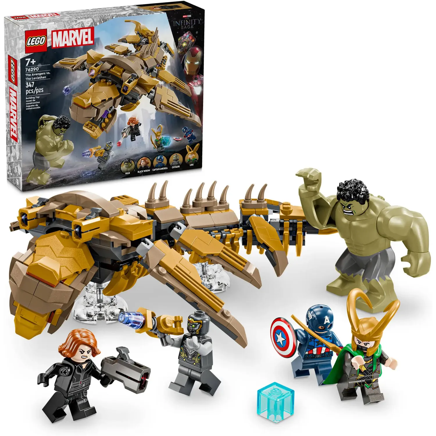 Конструктор LEGO Super Heroes Marvel Месники проти Левіафана 347 деталей (76290) - фото 3