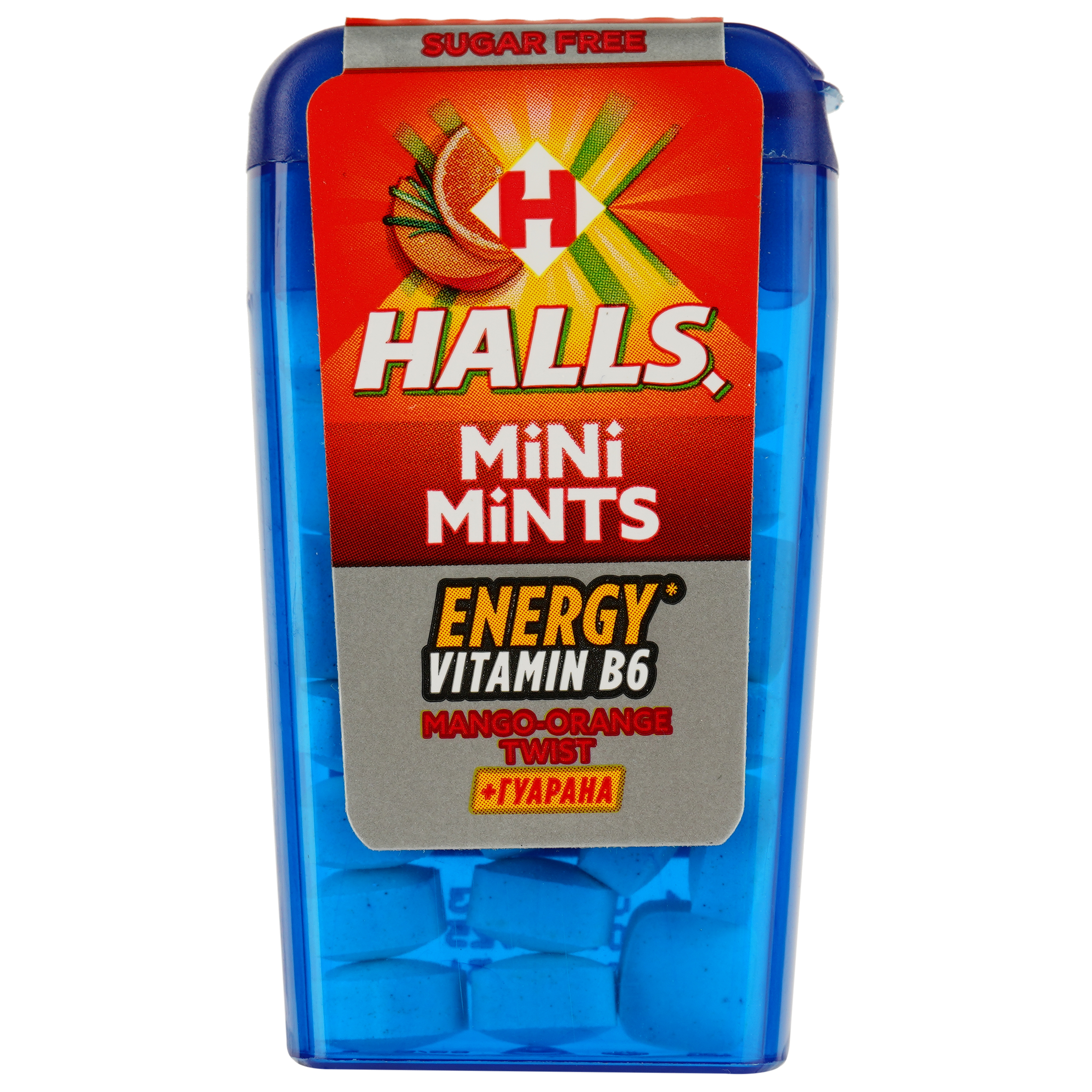 Льодяники Halls Mini Mints зі смаком апельсина та манго 12.5 г (907930) - фото 1