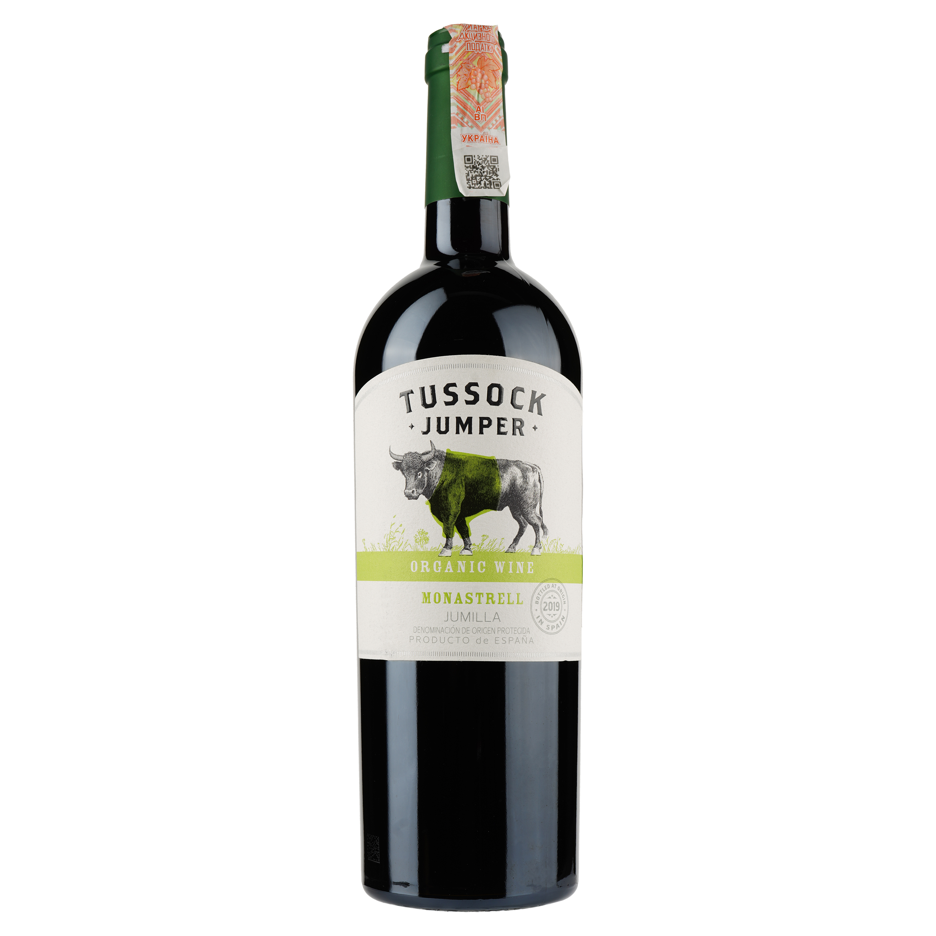 Вино Tussock Jumper Monastrell Organic DOP Jumilla, красное, сухое, 0,75 л - фото 1