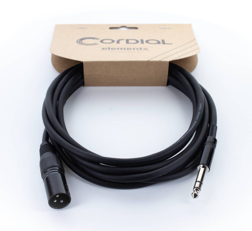 Балансный аудио кабель Cordial Jack 6.3 - XLR Female 2.5м CRM 2.5 FV - фото 3