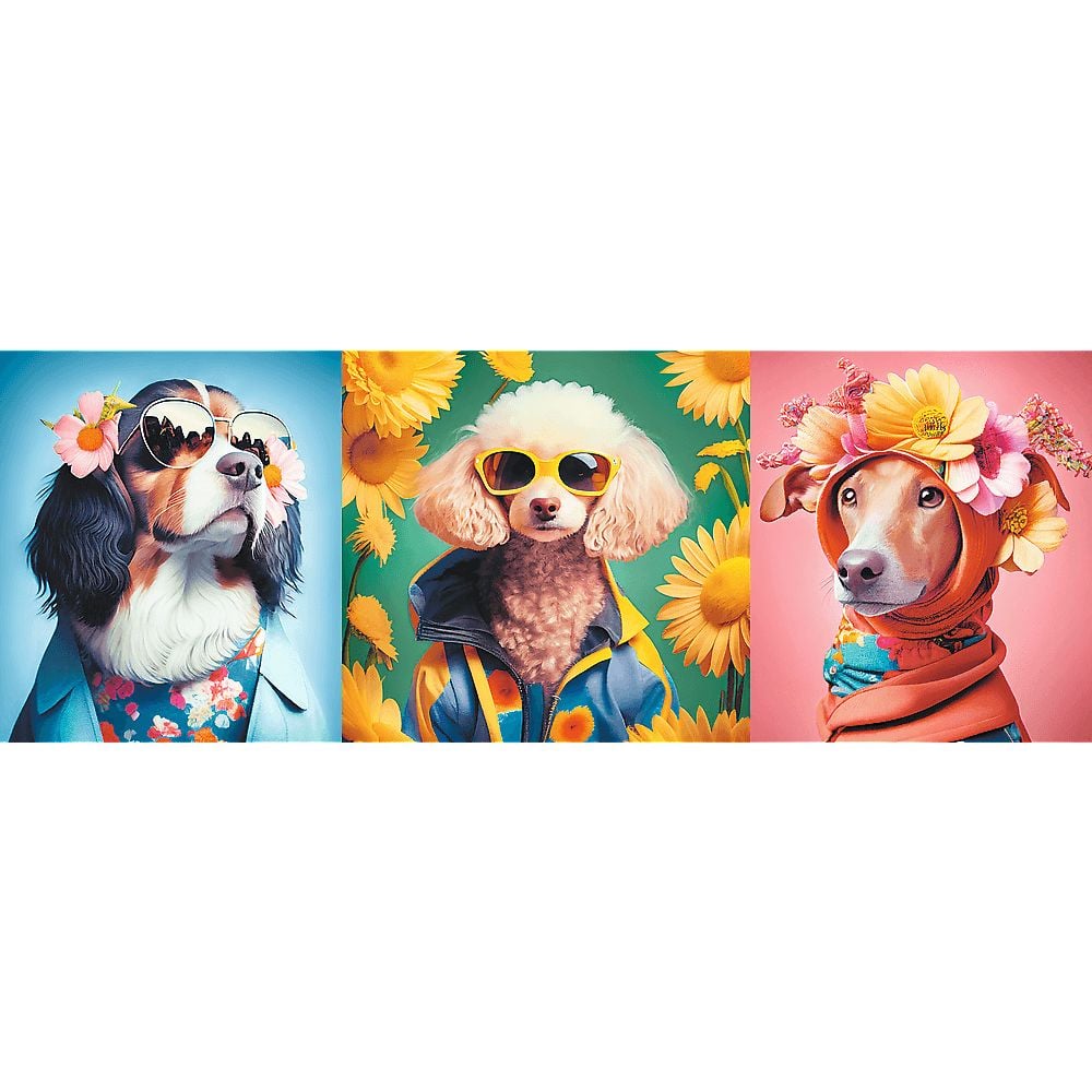 Пазлы Trefl Панорама Собачья неделя моды 500 элементов - фото 2