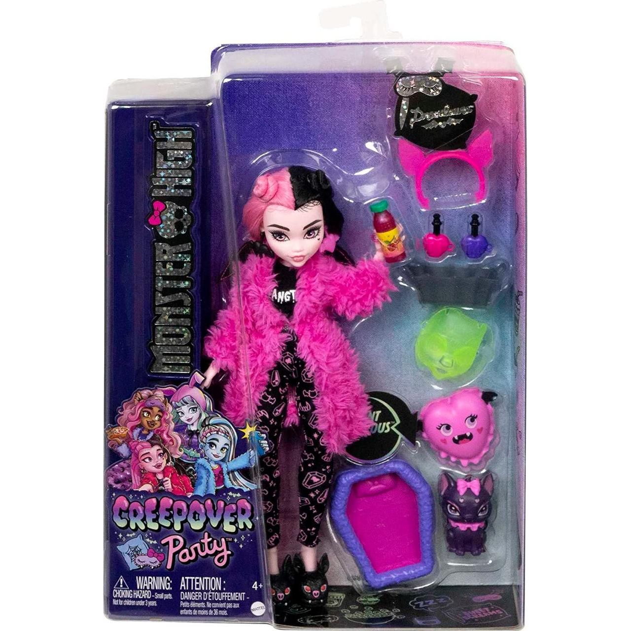 Кукла Monster High Дракулора Страшная пижамная вечеринка (HKY66) - фото 6