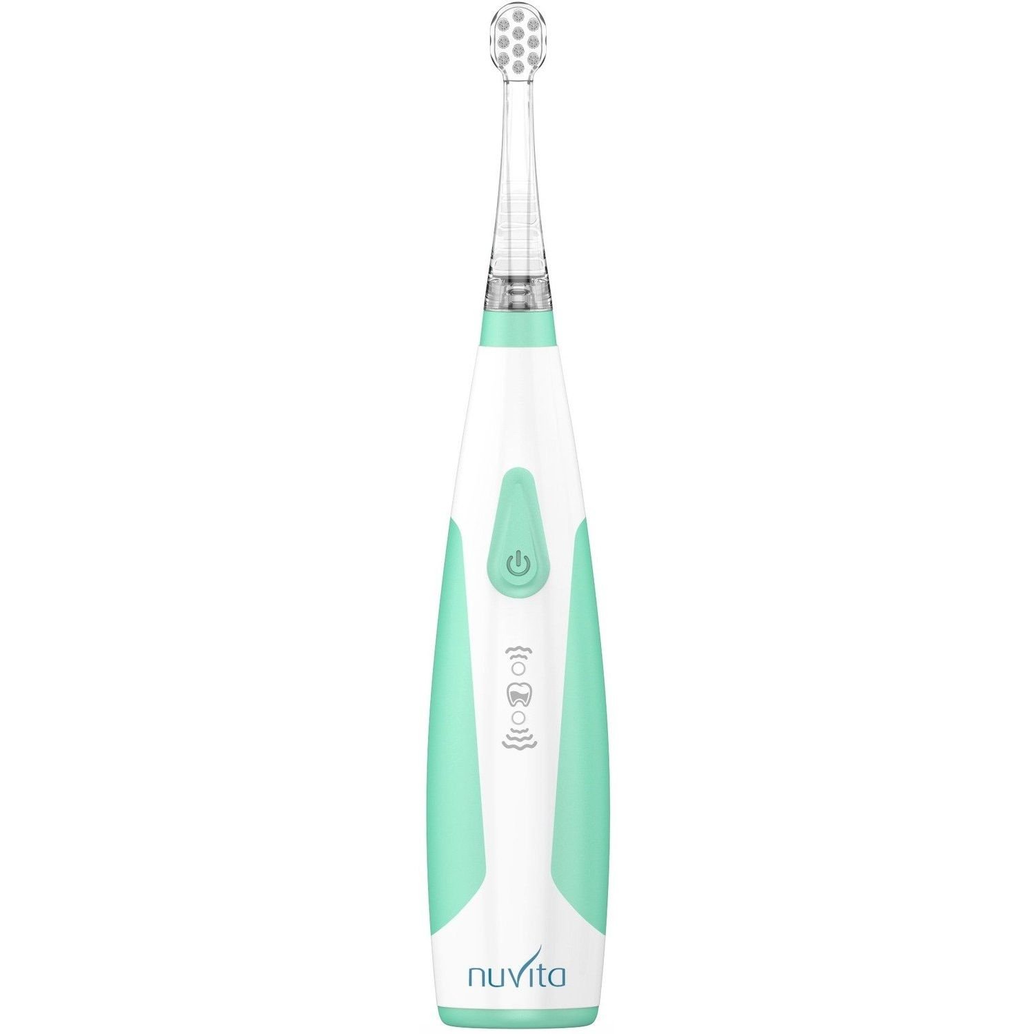 Електрична зубна щітка Nuvita Sonic Clean&Care для дітей біло-м'ятна (NV1151NEW) - фото 1