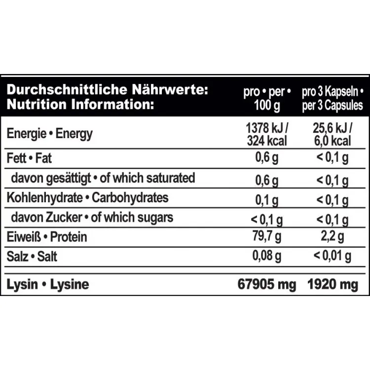 Лізин IronMaxx Amino Lysin 130 капсул - фото 2