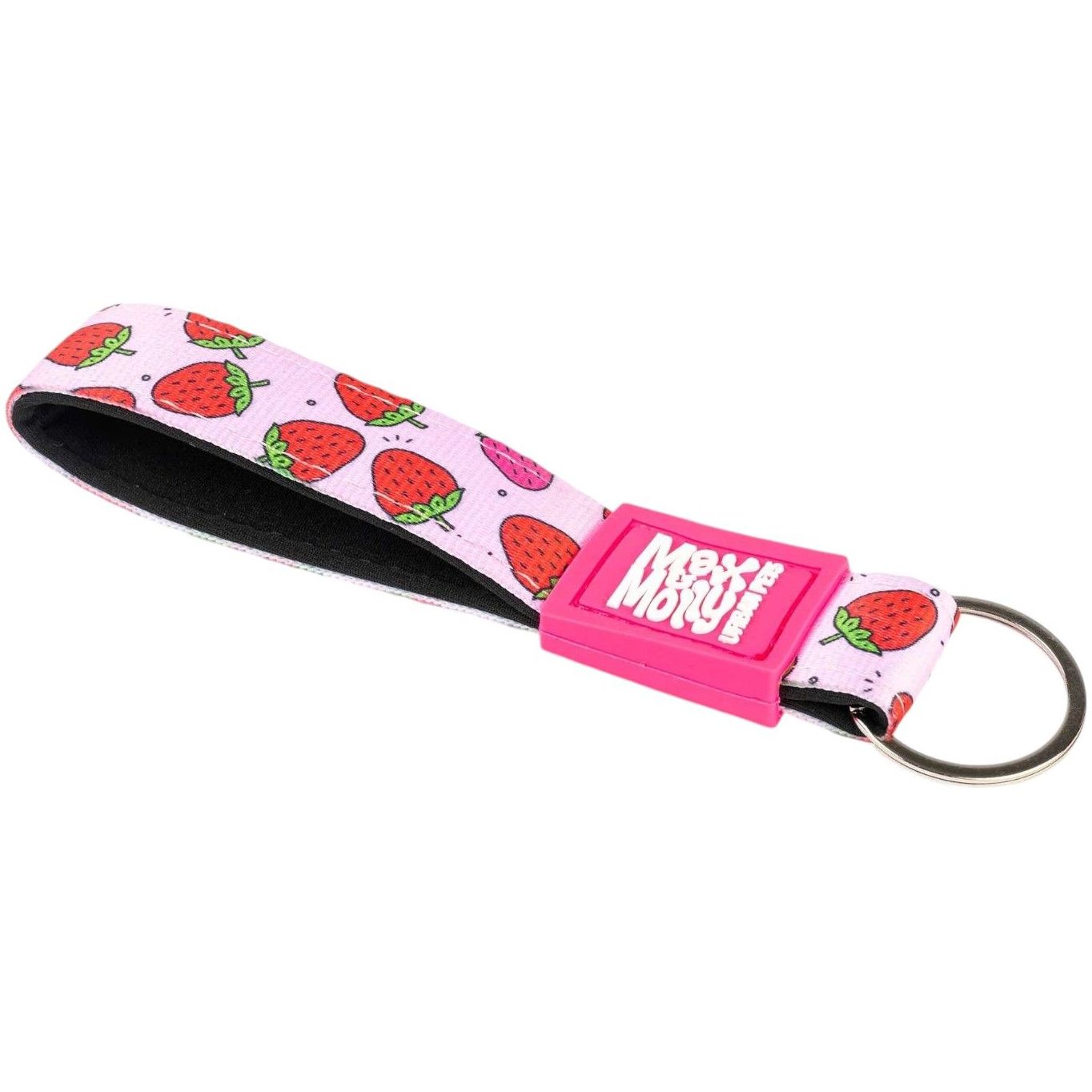 Брелок для ключей Max & Molly Key Ring Strawberry Dream с принтом Клубничная мечта - фото 1