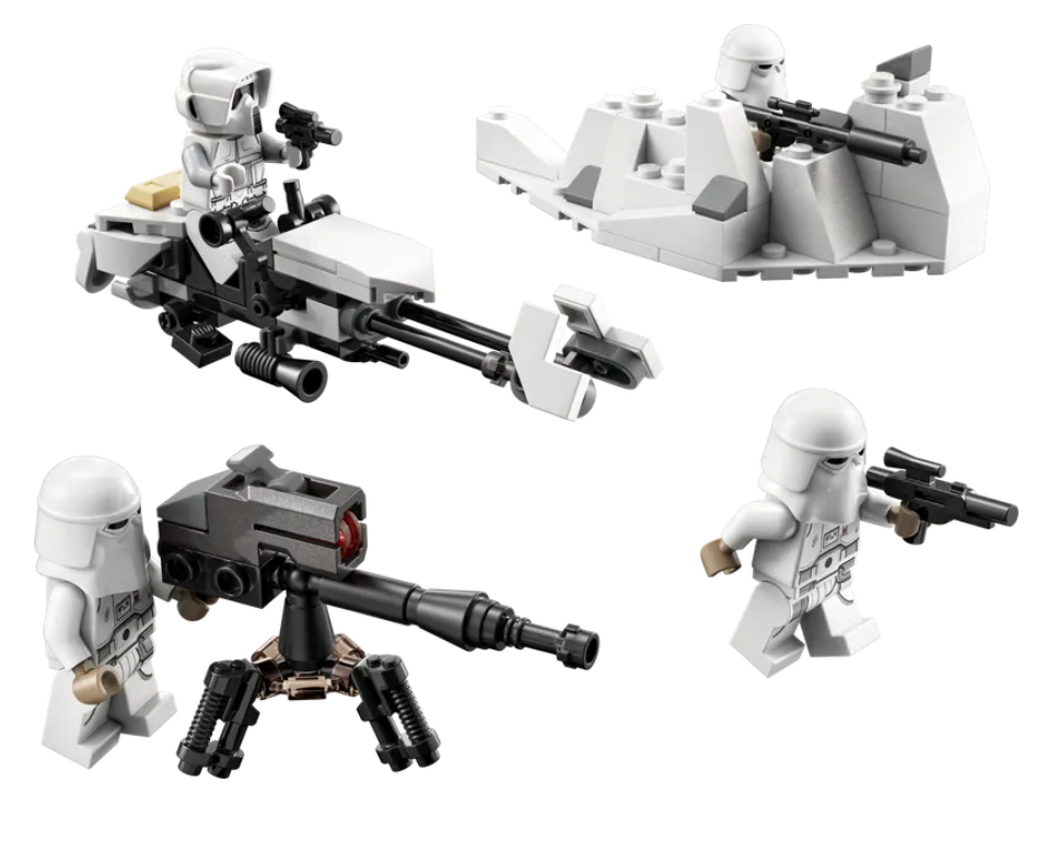 Конструктор LEGO Star Wars Бойовий набір снігових піхотинців, 105 деталей (75320) - фото 5