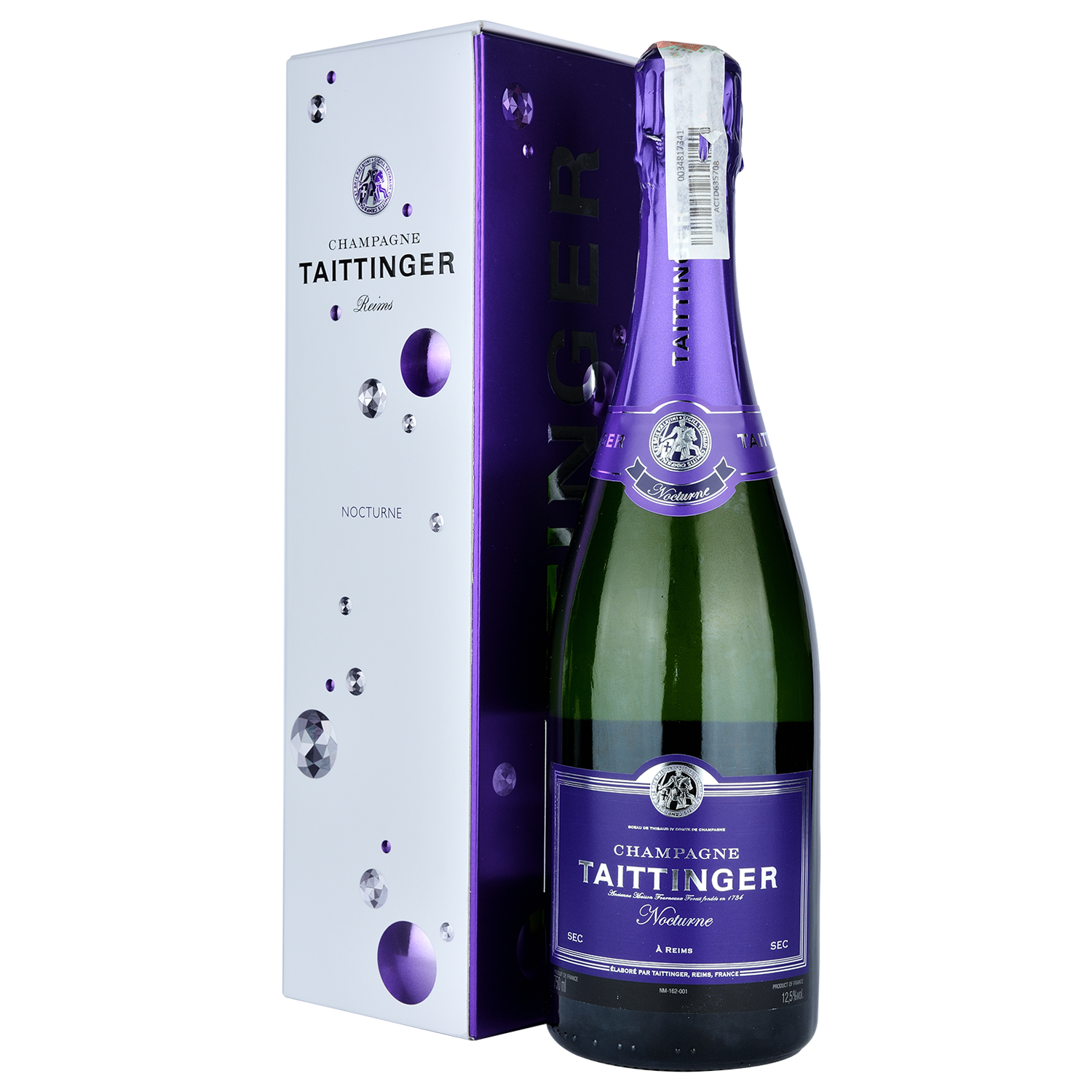 Шампанське Taittinger Nocturne Sec, біле, сухе, 0,75 л (5510) - фото 1